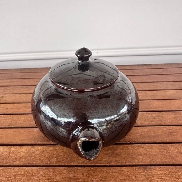 Beautiful vintage small brown teapot made in England - Picture 3 of 10
